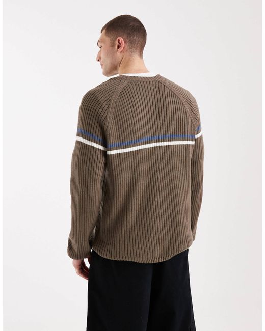 Pull ras Hollister pour homme en coloris Brown