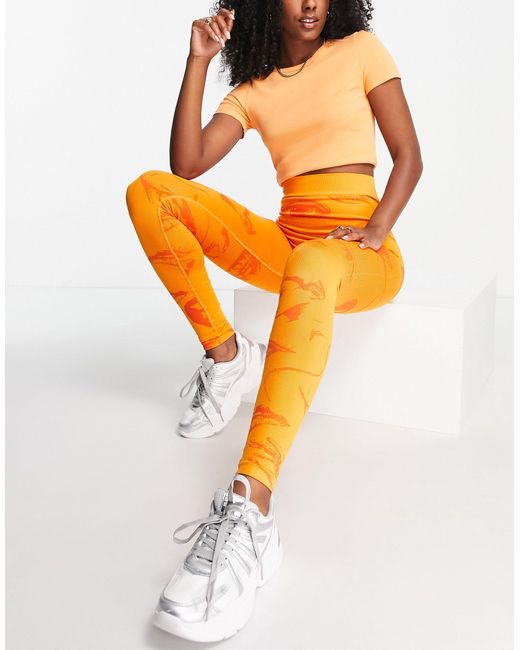 LAPP THE BRAND Faceless Seamless legging in Orange | Lyst Canada
