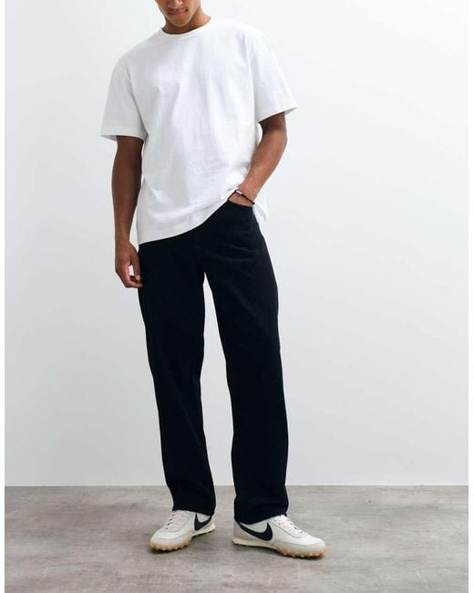 ASOS Black baggy Jeans for men