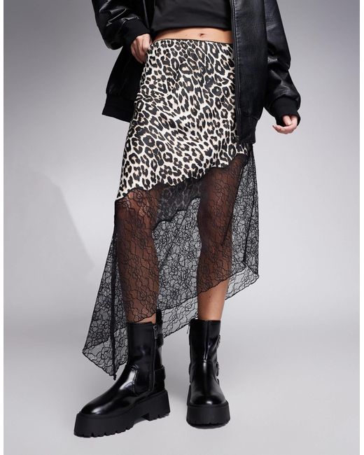Bottines chunky style motard River Island en coloris Black