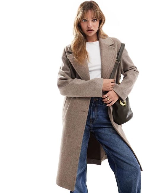 Bershka Blue – eleganter oversize-mantel