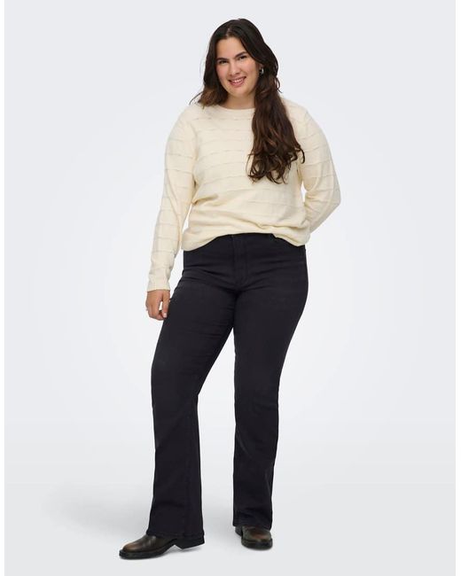 ONLY Blue Flared Fit Jeans
