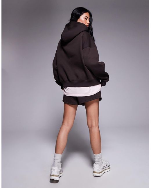 Kaiia Black – oversize-kapuzenpullover