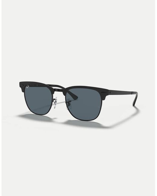 Ray-Ban Blue Clubmaster Sunglasses With Lens