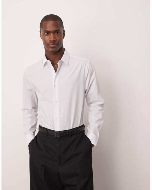 ASOS White Regular Fit Shirt for men