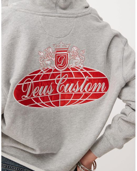 Deus Ex Machina Gray Thunder Hoodie