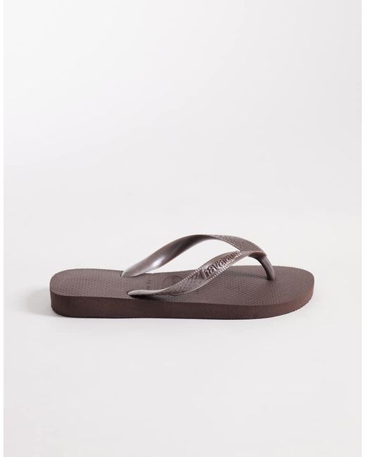 Havaianas Brown Flip Flops