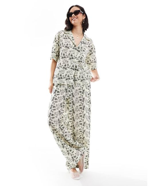 ASOS White Shirt (part Of A Set)-multi