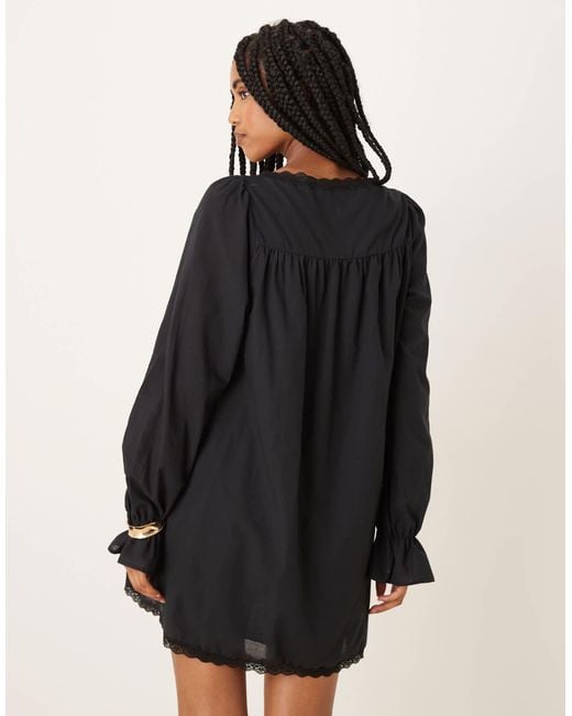 asos black cotton dress ASOS DESIGN cotton sleeveless midi dress in black
