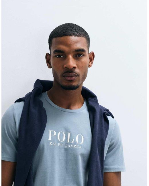 Polo Ralph Lauren Blue Loungewear T-shirt for men
