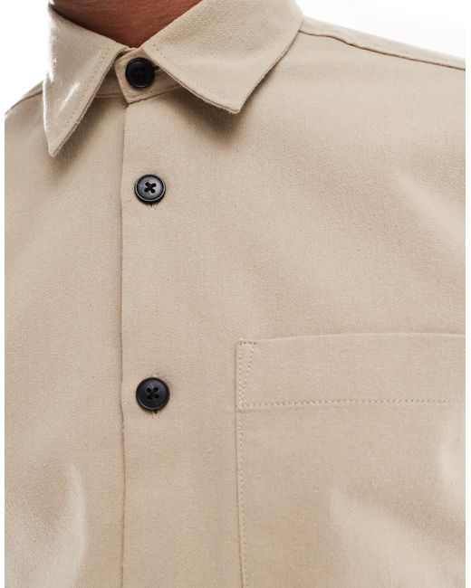 JJ Rebel – schwere hemdjacke in Natural für Herren