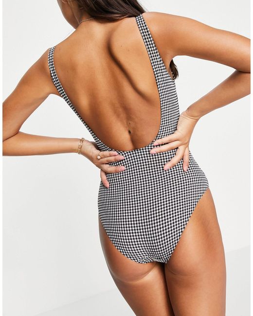 monki cut out swimsuit