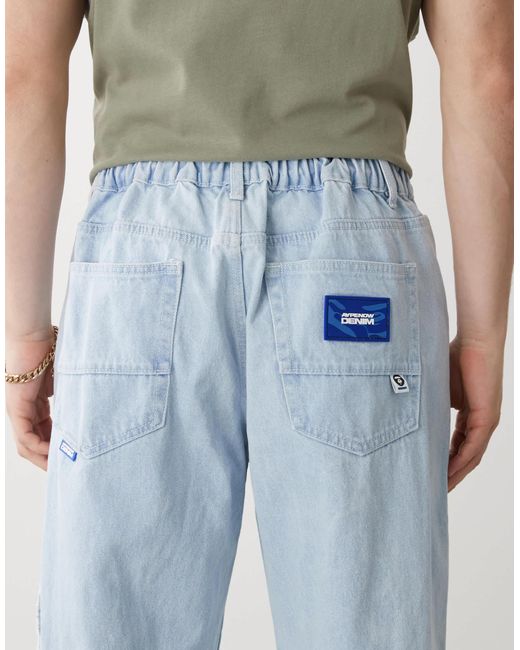Aape By A Bathing Ape Aape by a bathing ape – lockere jeans in White für Herren