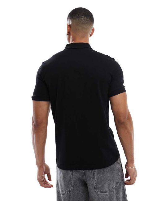 Boss Black Passerzip Tonal Logo Slim Fit Polo for men
