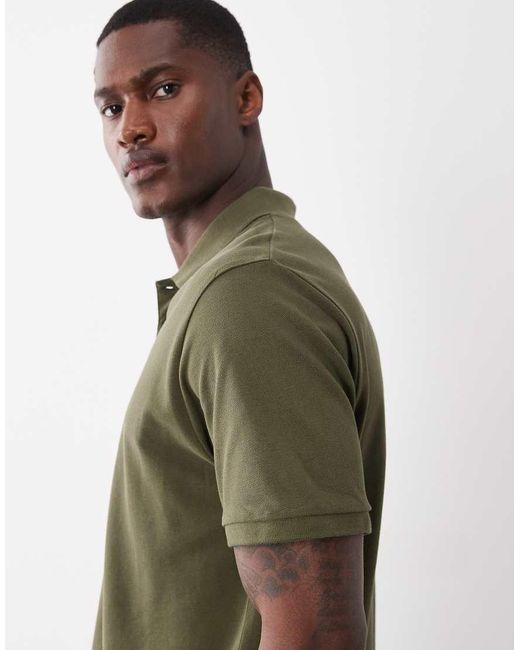ASOS Green Essentials Regular Fit Polo for men