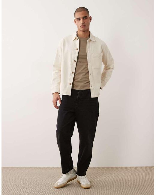 SELECTED Natural Overshirt Jacket for men
