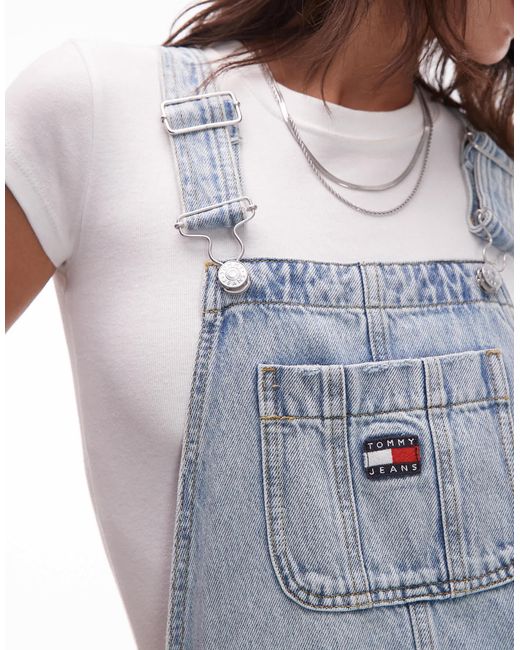 Tommy Hilfiger Blue Relaxed Dungarees