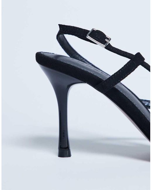 TOPSHOP Blue Felicity Strappy High Heeled Sandal