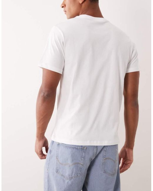 ASOS Blue Essentials 3 Pack Regular Fit T-shirt for men