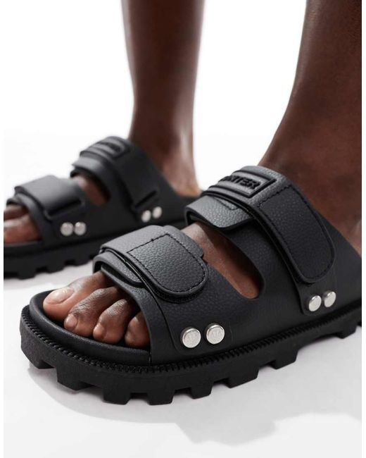 Hunter White Vegan Sandal