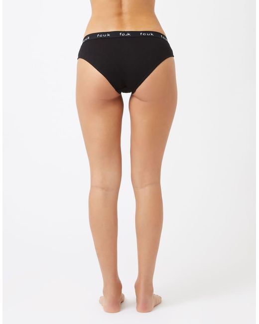 French Connection Blue 7 Pack Cotton Fcuk Ladies Briefs