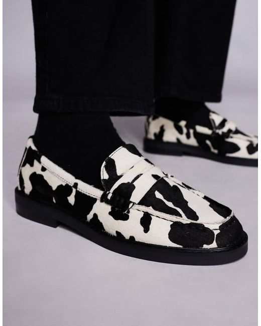 Steve Madden Black Adision Loafer