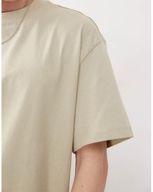 Camiseta Extragrande De -Verde Weekday de hombre de color Natural