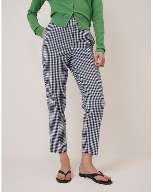Nobody's Child Green Gingham Cigarette Trousers
