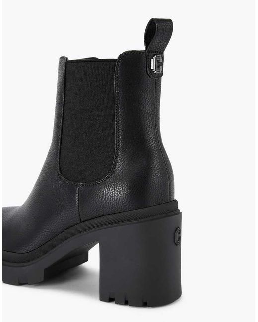 Carvela Kurt Geiger Black Boulder Heeeled High Ankle Boots