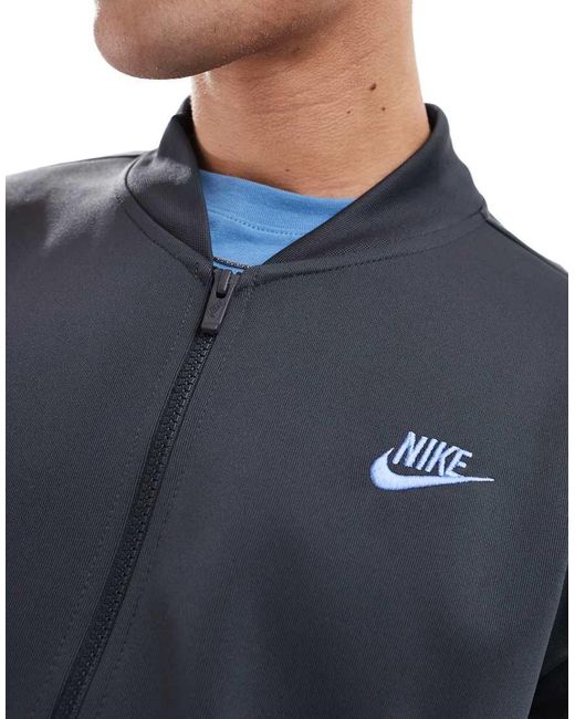 Nike Blue Club Bomber Jacket for men