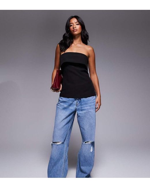 Good American Petite Blue Good 90s Relaxed Jeans
