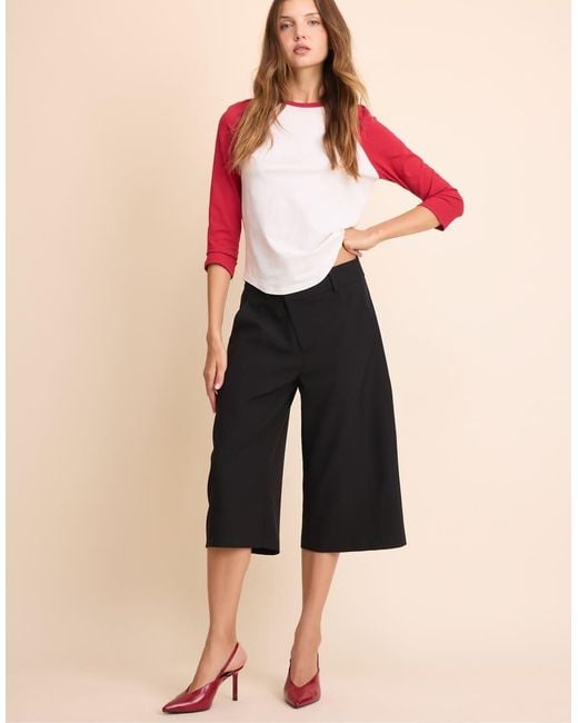 Stradivarius Red V-neck Slingback Stiletto Heels