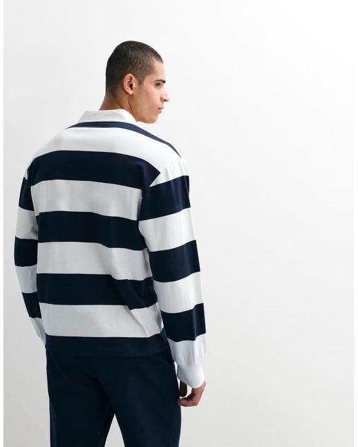 Champion Blue X Mlb Long Sleeve Polo T-Shirt for men