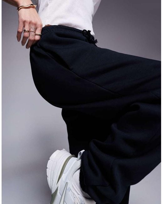 Nike Blue Phoenix Fleece High Waisted Oversized joggers