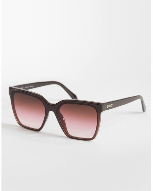 Quay - level up - lunettes Quay en coloris Natural