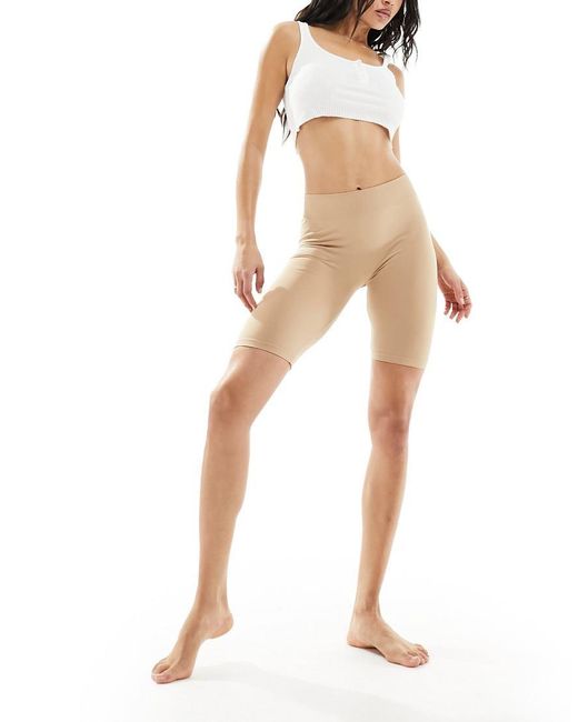 Vero Moda Natural Seamless Longline Shapewear Shorts