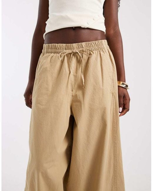ASOS Natural Oversized Balloon Pull On