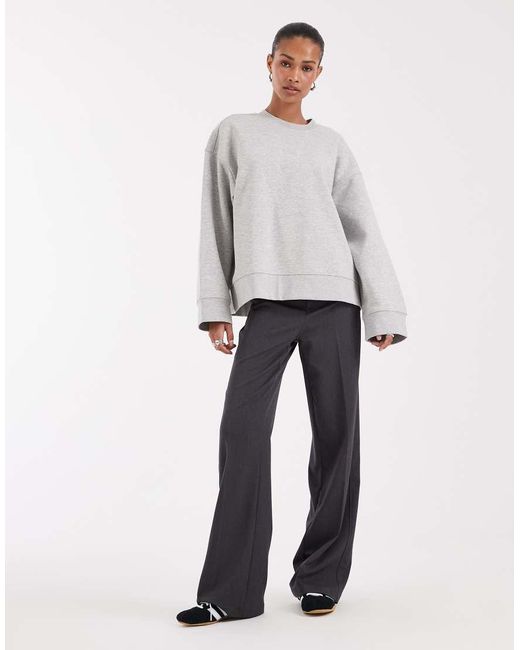 JJXX White Boxy Oversized Sweatshirt