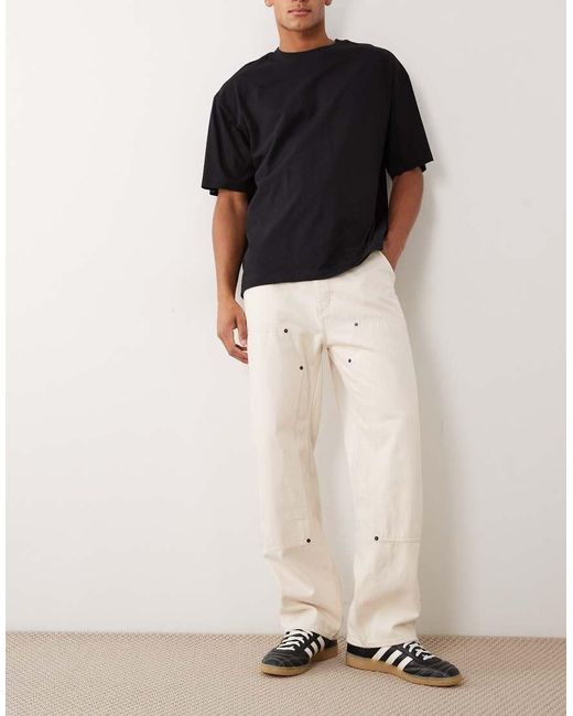 HUGO Black Carpenter Trousers for men