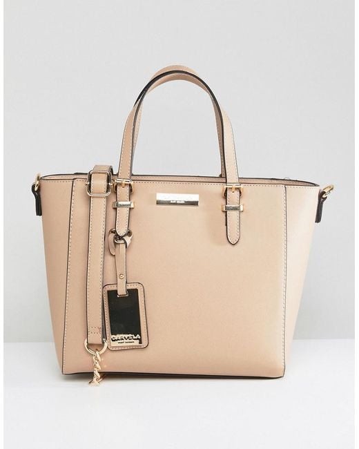 Carvela Kurt Geiger Danna Winged Tote Bag in Natural | Lyst