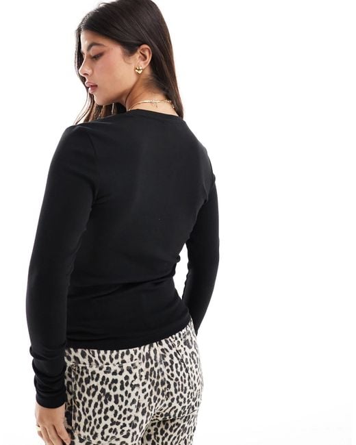 ONLY Black Long Sleeve Top
