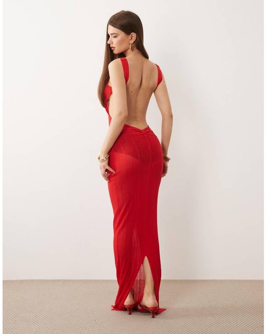 silver cowl neck dress Scarlet Lurex Cowl Maxi Dress / Silver | MESHKI