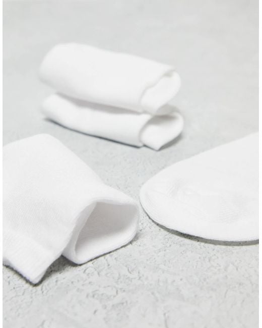 ASOS White 5 Pack Trainer Socks