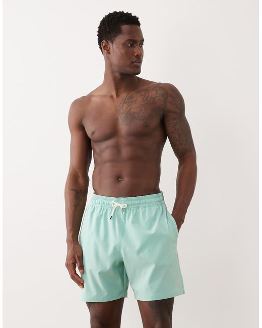 Polo Ralph Lauren Green Traveler Swim Trunk for men