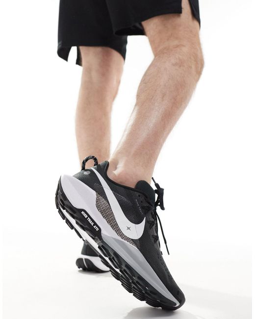 Nike Black Reactx Pegasus Trail 5 Sneakers for men