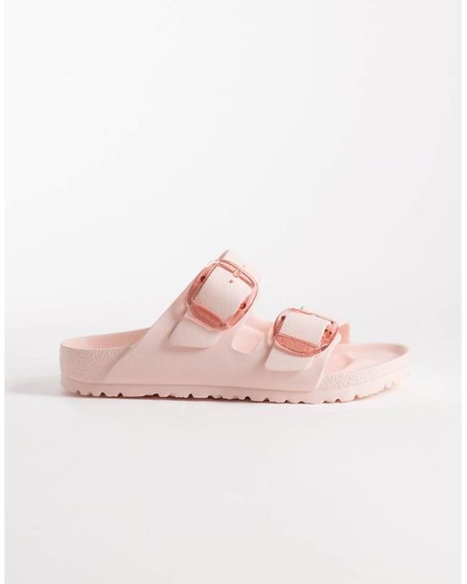 Birkenstock Pink Arizona Big Buckle Eva Sandals