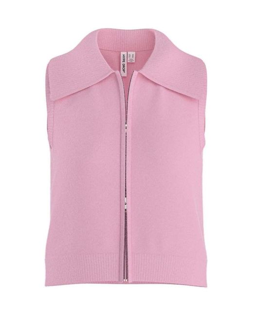 Top Corto -Rosa HYPEDROP de color Pink