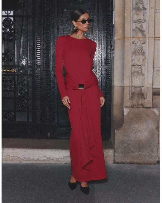 4th & Reckless Red – figurbetontes maxikleid