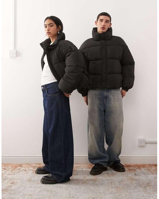 Collusion Black Puffer Jacket