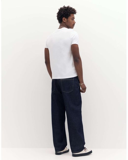 Pull&Bear – basic-muskelshirt in White für Herren